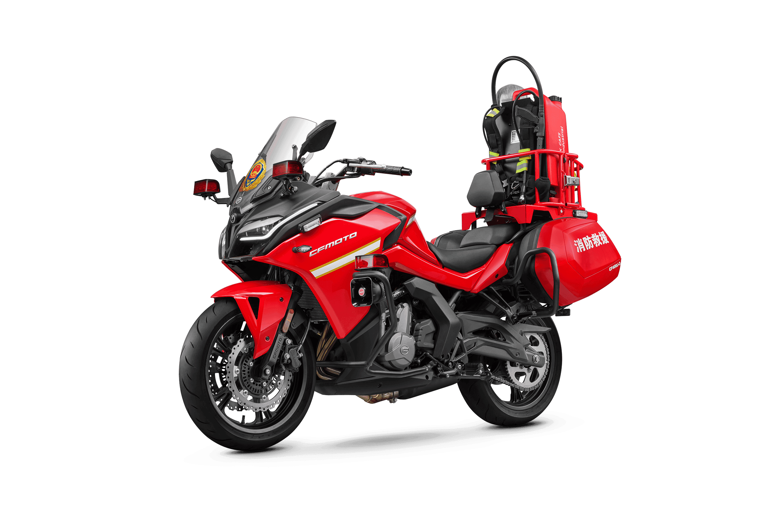 两轮细水雾消防摩托车